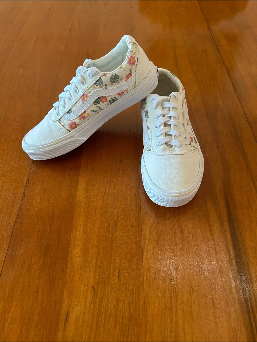 Vans Ward Desert Floral Marshmallow Low-Top Sneakers Youth 3
